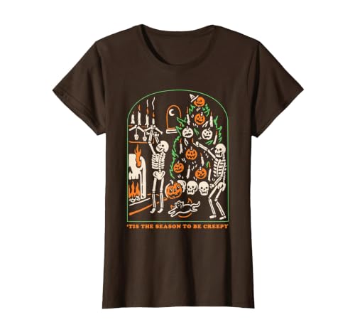 Halloween Creepy Season The Season to Be Creepy T-Shirt - size chart