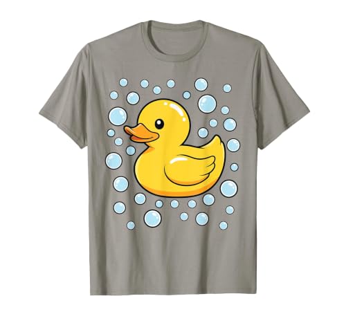 InGENIUS Duck Lover Shirts & Gifts Rubber Duck Bubbles Cute Duckie Duckling Costume Halloween T-Shirt - size chart