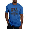CafePress Thoroughbred Horse Men's Classic T Shirt Men's Semi-Fitted Classic Cotton T-Shirt - Royal