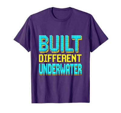 Built Different Underwater Hammerhead Shark Design T-Shirt