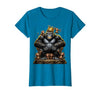 Mademark King Gorilla Dad Surrounded by Little Monkeys T-Shirt - Women - size chart