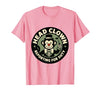 Mademark Head Clown Reporting For Duty Circus Monkey Design T-Shirt - Men - size chart