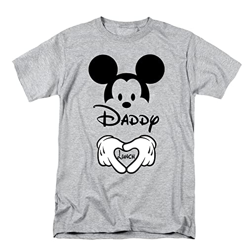 AMAZING RETRO Mickey Minnie Couple Shirts Dad Mom Couple Matching Pregnancy Announcement T-Shirt-(Sold Separately) - size