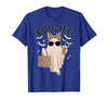 Halloween Boo-Jee Leopard Ghost Coquette Bow Coquette Leopard Ghost Coffee Boo-JEE Halloween Boujee Ghost T-Shirt - size