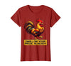Mademark Swallow Your Pride Already Dirty Humor Design T-Shirt - Women - size chart