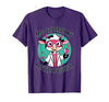 Mademark Moo Laboratory Results Positive Cow Design T-Shirt - size chart