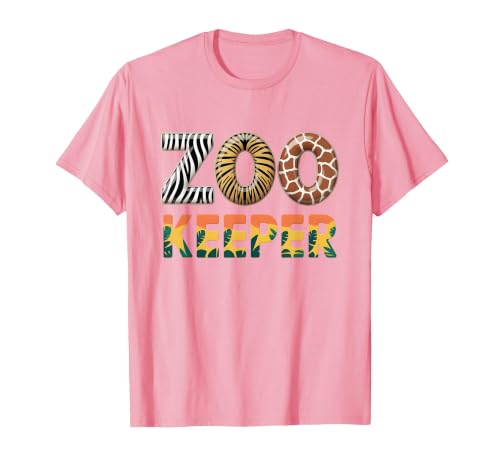 Zoo Keeper Costume Adult Party Safari Zookeeper Zoo Keeper Costume Adult Halloween Party Safari Zookeeper T-Shirt - size