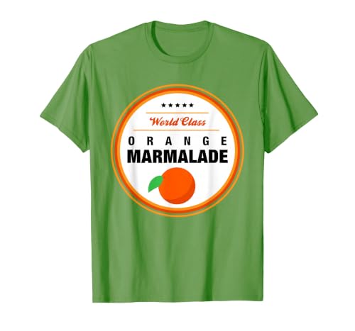 Matching Group Halloween Costume Orange Marmalade T-Shirt - size chart