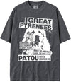 BABATEES U.S.A. MAX-Heavyweight Punk Rock Animals Shaka Wear Oversized 7.5oz Cotton Tshirt - size chart