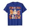 Funny Pediatric shirts for work Pediatric Nurse Shirt Halloween Pediatric Boo Crew T-Shirt - size chart