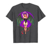 Classic Vintage Pin-Up Sexy Girl by YUX Sexy Succubus Monster Halloween Hand Heart Pin-Up Girl Devil T-Shirt - size chart
