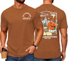 Ithalt Mens Halloween Shirt Halloweentown T Shirt Pumpkin Short Sleeve Top - size chart
