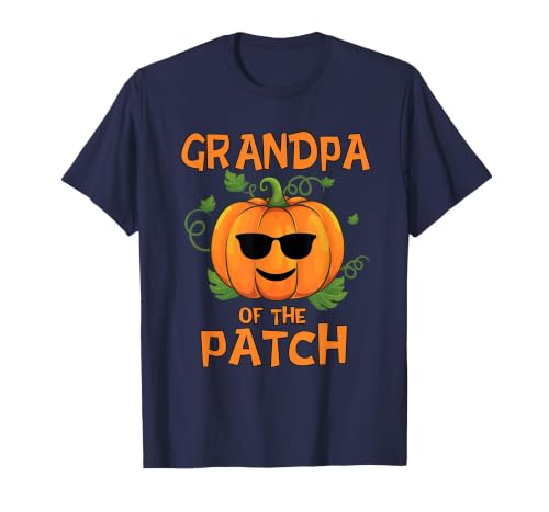 Pumpkin Patch by Blink Imprints Pumpkin Grandpa of the Patch T-Shirt Family Halloween Tee T-Shirt - size chart