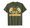 Mens Halloween Shirts For Dad Daddy Papa Men Halloween Dad of Monsters Funny Family Costume Papa Daddy T-Shirt - size chart