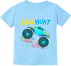 Easter Day Gift for Toddler Boy Baby Girl Tractor Loving Bunny T-Shirt — design detail