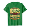 Mademark Horses Over Everything Equestrian Women's Design T-Shirt - Men - size chart