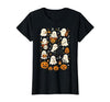 Halloween Music Classroom Must Haves Music Teacher Orchestra Shirt, Spooky Halloween Ghost Band T-Shirt - size chart