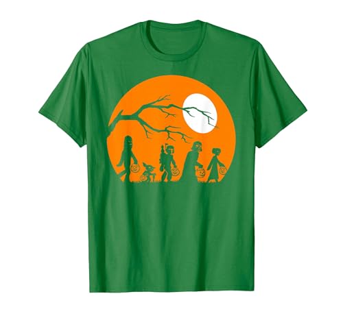 Star Wars Trick Or Treat Halloween Silhouette T-Shirt - size chart