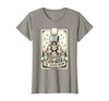 Marching Band Mom Tarot Card Skeleton Halloween Marching Band Mom Tarot Card Skeleton Mom Musical Instrument T-Shirt - size