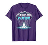 Mademark Halloween Weather Flash Flood Phantom Spooky Storm T-Shirt - size chart