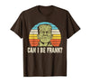 Can I Bee Frank Halloween Halloween Tee Can I be Frank? Funny Horror Frankenstein Tee T-Shirt - size chart