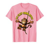 Mademark Eat Sleep Swing Repeat Monkey Graphic Design T-Shirt - Men - size chart