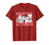 Chillin With My Creeps Apparel Chillin with My Creeps Cat Horror Killer Halloween Costume T-Shirt - size chart
