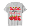 Kawaii Strawberry 1St Birthday Matching Dada of The Berry Sweet One Strawberry First Birthday T-Shirt - size chart