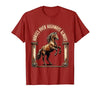 Mademark Horses Over Highways Always Equestrian Design T-Shirt - Men - size chart