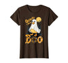 Duck Halloween Gifts Co. Quack I Mean Boo Duck Trick or Treat Spooky Halloween Party T-Shirt - size chart