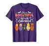 Its A Bootiful Day In The Laborhood Tee Nurse Spooky Swaddle Squad Halloween Funny Labor and Delivery T-Shirt - size chart