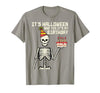 Halloween Shirts For Women Men Kids Boys Girls Its Halloween Yes My Birthday Skeleton Costume Men Women Kid T-Shirt - size