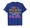Halloween Nurse Shirts For Women Scrub Costumes Spell Just Kidding Haldol Funny Nurse Halloween RN ICU Women T-Shirt - size