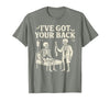 Halloween Costume For Doctor I've Got Your Back I've Got Your Back Halloween Skeleton Doctor Costume T-Shirt - size chart