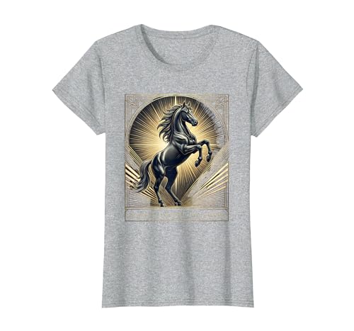 Mademark Always Choose The Horse Women's Equestrian Design T-Shirt - size chart