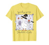 Spooky Goose Teacher Halloween Costume Funny Halloween Silly Goose Witch Spooky Goose Teacher Club T-Shirt - size chart