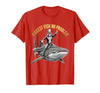 Mademark Whale Shark Biggest Fish No Problem Design T-Shirt - size chart