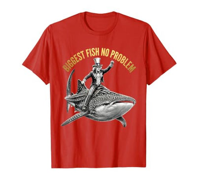 Whale Shark Biggest Fish No Problem Design T-Shirt