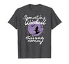 Witchy Halloween Witch Tees Halloween Something Wicked This Way Comes Shakespeare Shirt T-Shirt - size chart
