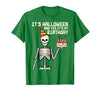 Halloween Shirts For Women Men Kids Boys Girls Its Halloween Yes My Birthday Skeleton Costume Men Women Kid T-Shirt - size