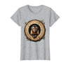 Mademark Capuchin Monkey in Hollow Log Illustration T-Shirt - Women - size chart