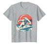 Sea Ocean Animal Art Polar Bear Ocean Sea Animal Surfing Ocean Sea Polar Bear T-Shirt - size chart