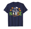 Halloween Nurse Shirts For Women Scrub Costumes One Spooky Nurse Ghost Stethoscope Halloween Costume Nursing T-Shirt - size