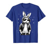 Bunny Face with Sunglasses Rabbit for Boys Men Kids T-Shirt — design detail