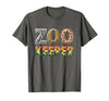 Zoo Keeper Costume Adult Party Safari Zookeeper Zoo Keeper Costume Adult Halloween Party Safari Zookeeper T-Shirt - size