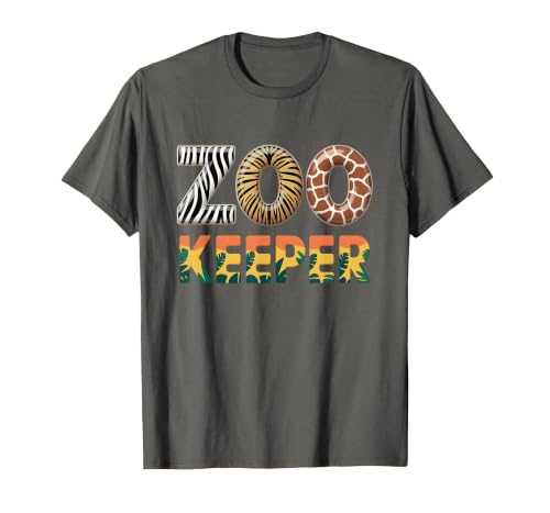 Zoo Keeper Costume Adult Party Safari Zookeeper Zoo Keeper Costume Adult Halloween Party Safari Zookeeper T-Shirt - size