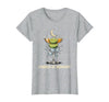 Mademark Stirred At Midnight Witch Halloween Cocktail Margarita Lover T-Shirt - size chart