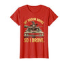 Mademark My Broom Broke So I Drove Funny Halloween Design T-Shirt - size chart