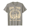 Vitage Girls Trip Salem Halloween Womens Funny Tee Retro Girls Trip Salem 1692 They Missed One Witch Halloween T-Shirt -