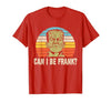 Can I Bee Frank Halloween Halloween Tee Can I be Frank? Funny Horror Frankenstein Tee T-Shirt - size chart